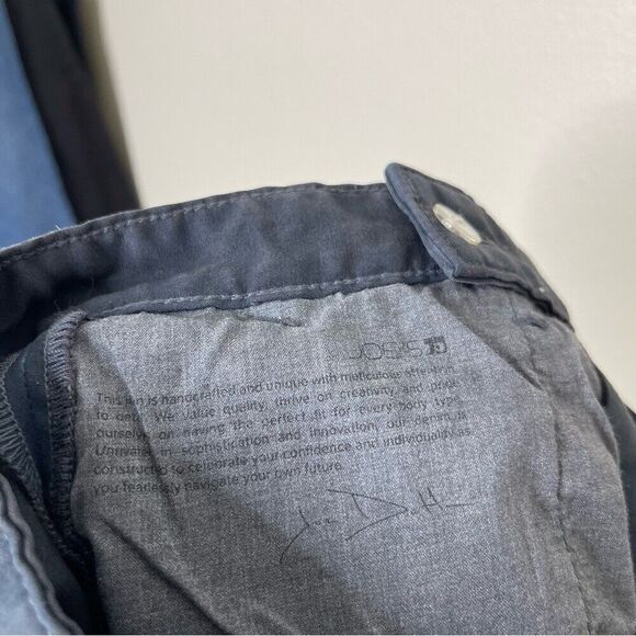 Joe’s Jeans Size 26 Cargo Pants Tapered Blue Black Wash Utility Raw Cuff SAMPLE - Picture 4 of 9
